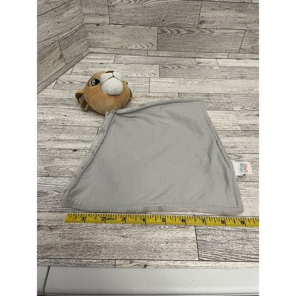 Disney Baby Lion King Simba Lovey Security Blanket Lambs and Ivy Gray Plush - Picture 7 of 7